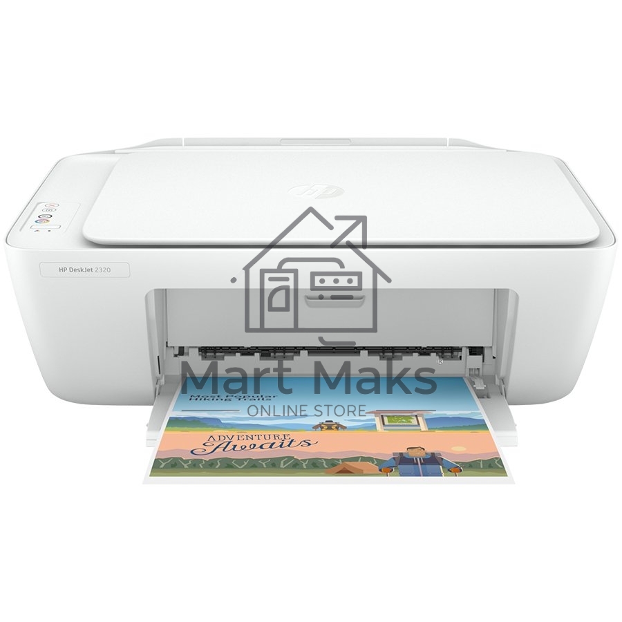 МФУ струйный HP DeskJet 2320 (7WN42B), A4, цветной, печ. до 7.5 стр/мин. (ч/б) до 5.5 стр/мин. (цвет), 1200 x 1200 dpi (ч/б) 4800 x 1200 dpi (цвет), USB
