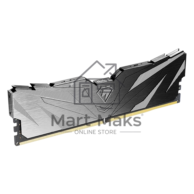 Оперативная память NETAC, DDR5, 8GB (1x8GB), 4800MHz, CL40, DIMM, с радиаторами, черный
