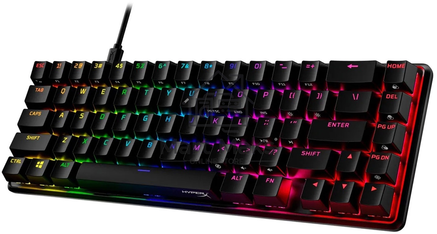 Клавиатура игровая HyperX Alloy Origins 65 (RUS) черный