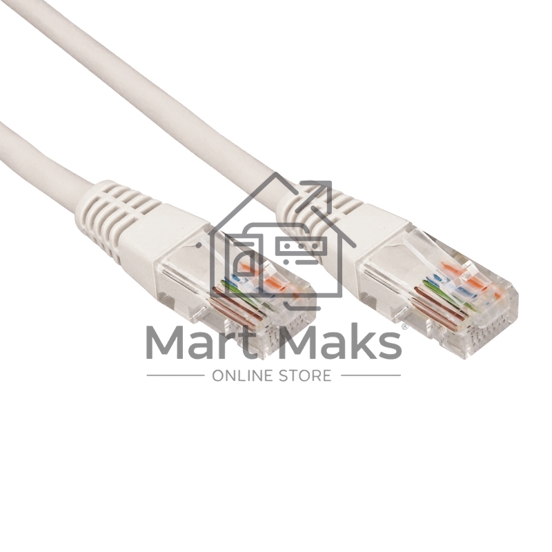Патч-корд U/UTP Rexant категория 6, RJ45-RJ45, неэкранированный, 26AWG, LSZH, серый, 1 м