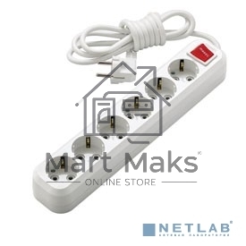 Удлинитель Makel MGP234 6гн 5 м с\з вкл.