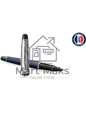 Ручка роллер Waterman Expert L`Essence du Bleu (CW2166429) LaqBlue CT F черн. черн. подар.кор.