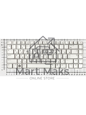 Клавиатура для ноутбука HP Pavilion DV2000, HP Compaq Presario V3000 серебристая