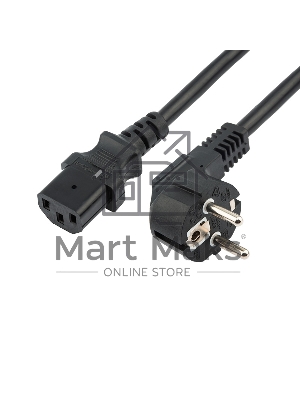 Шнур сетевой Rexant СЕЕ 7/7 (Schuko) – IEC 320 C13 3x0,75мм², длина 1,2м