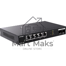 Коммутатор Tenda TEM2007X, 5×2.5 Гбит/с + 2×10 Гбит/с SFP+, неуправляемый
