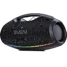 Портативная акустическая система SVEN PS-990, черный, 2.0, 2x90 Вт (RMS), IPx7, TWS, Bluetooth, USB, аккумулятор