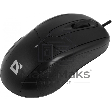 Мышь проводная Defender Standard MB-580 черный, 1000 dpi, USB, кнопки - 3