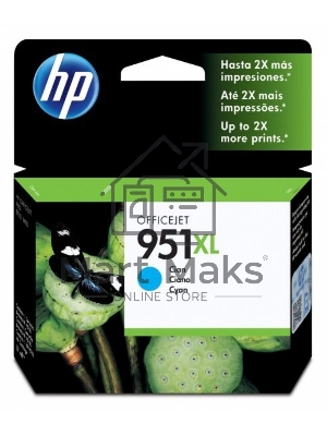 Картридж струйный HP 951XL CN046AE голубой для HP OJ Pro 8100/8600 (1500стр.)