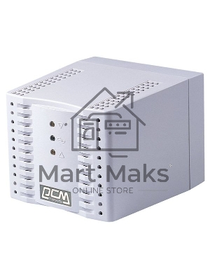 Стабилизатор напряжения Powercom TCA-1200 600Вт 1200ВА белый