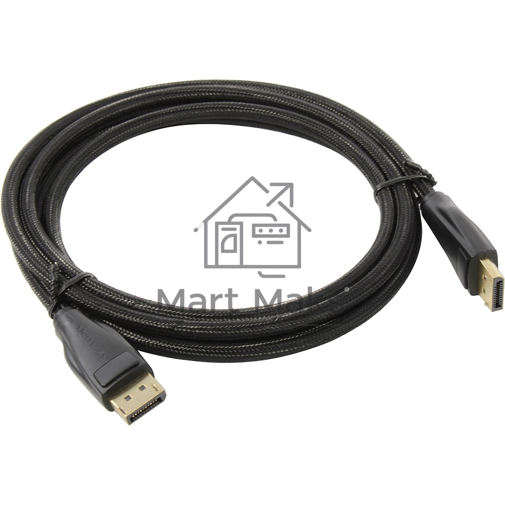 Кабель Vention DisplayPort v1.4 20M/20M - 2м