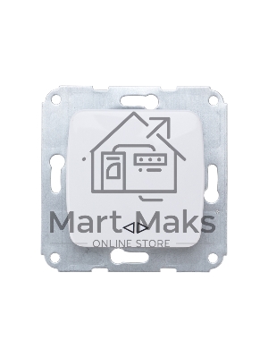 Переключатель DEA 1кл прох. (инд) с/у 10А мех. Бел (KRANZ 1/10/120)