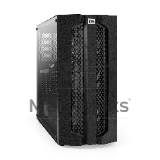 Компьютерный корпус Miditower ExeGate EVO-9205 (ATX, без БП, с окном, 1*USB+1*USB 3.0, аудио, 3 вент. 12см с RGb подсветкой)