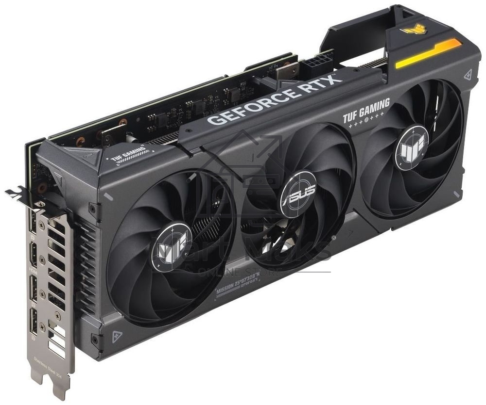 Видеокарта Asus TUF-RTX4070-O12G-GAMING NVIDIA GeForce RTX 4070 12288Mb PCI-E 4.0 192 GDDR6X 2550/21000 HDMIx1 DPx3 HDCP Ret