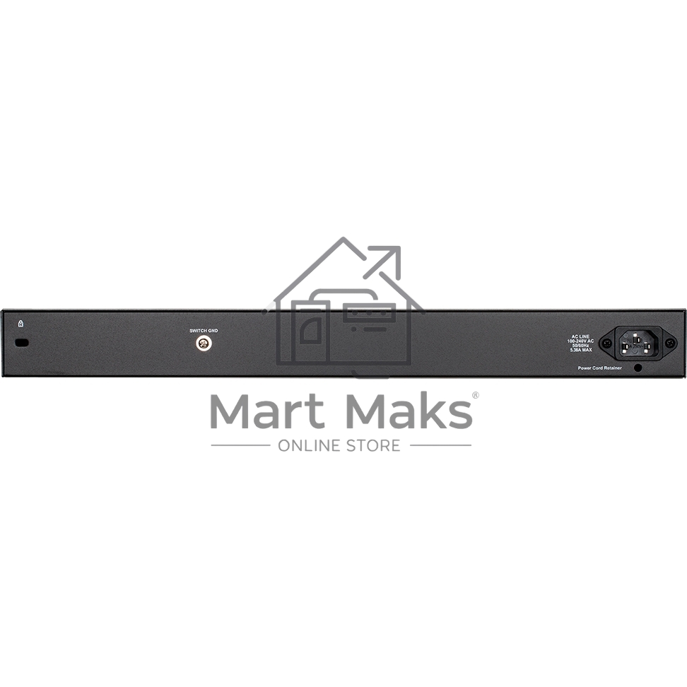 Настраиваемый L2 коммутатор D-Link DGS-1210-28MP/F4A с 24 портами 10/100/1000Base-T и 4 комбо-портами 100/1000Base-T/SFP (24 порта PoE 802.3af/at, PoE-бюджет 370 Вт)