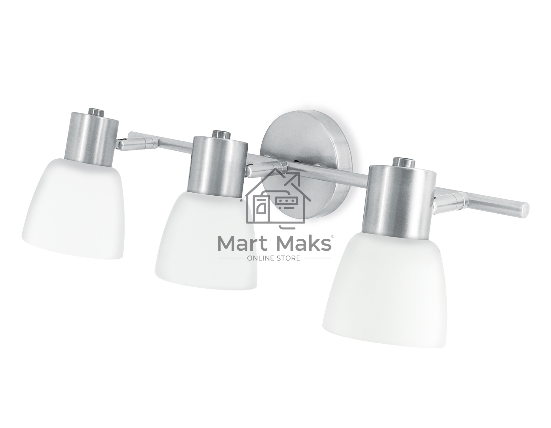 Светильник Ambrella light TR3965/3 CH/FR хром/белый матовый E27*3 max 40W 460*82*200