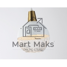 Светильник Ambrella light TR8502 WH/CP белый/медь E27 max 60W D200*1000