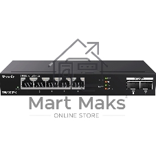 Коммутатор Tenda TEM2007X, 5×2.5 Гбит/с + 2×10 Гбит/с SFP+, неуправляемый