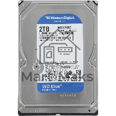 Жесткий диск HDD WD Blue 2Tb 5400rpm SATA 64Mb 3.5