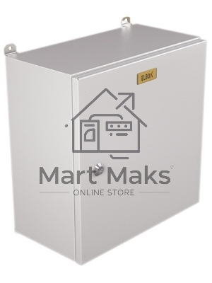 Шкаф электротехнический настенный Elbox EMW, IP66, 300х300х210 мм (ВхШхГ), дверь: металл, металл, цвет: серый