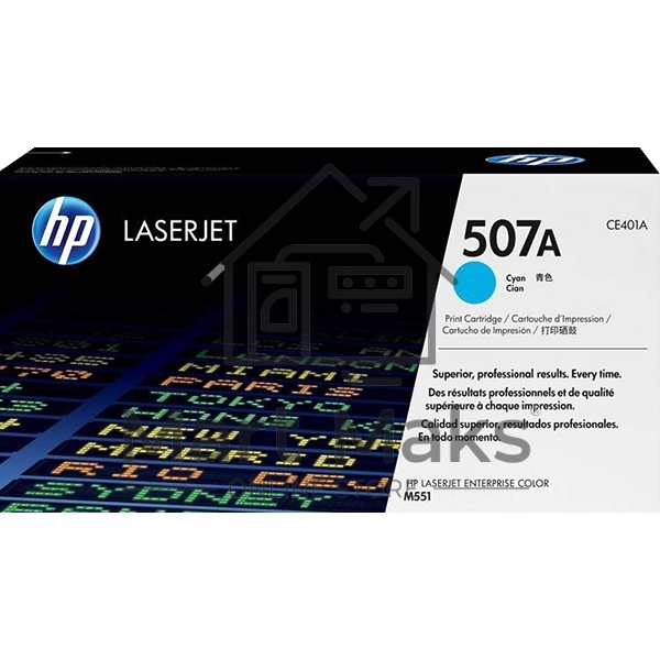 Картридж лазерный HP CE401A голубой для CLJ M551 6000стр.
