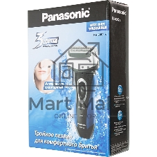Электробритва Panasonic Электробритва Panasonic/ Сеточная система, влажное бритье: есть, дисплей: нет, 10000 об/мин