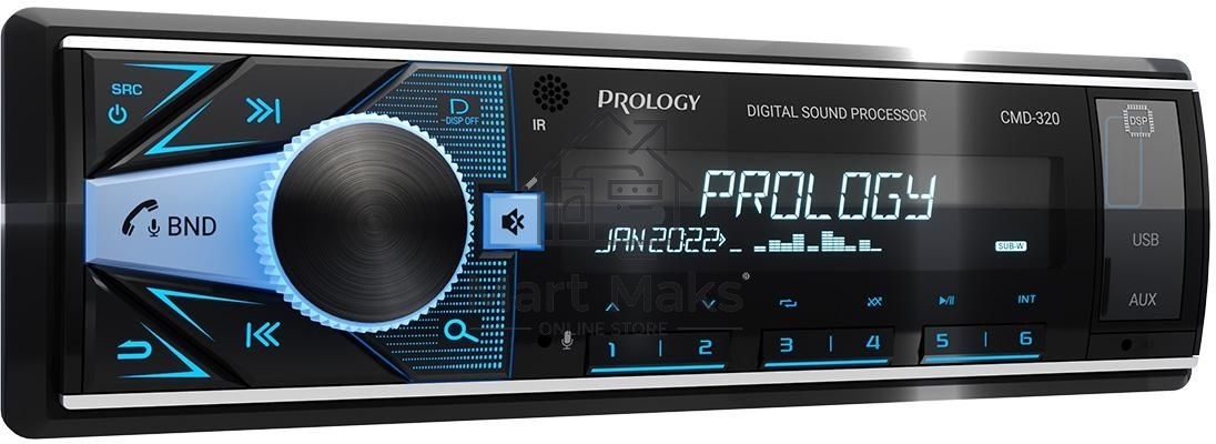 Автомагнитола Prology CMD-320 1DIN 4x55Вт