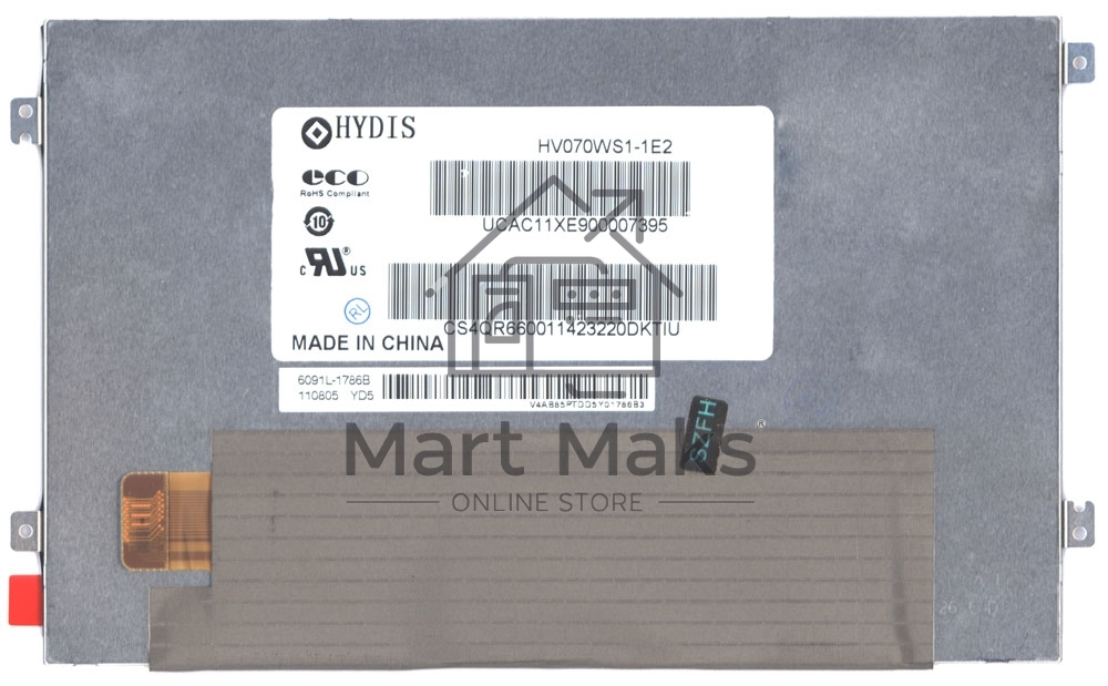 Матрица HV070WS1-1E2 Разъем мама