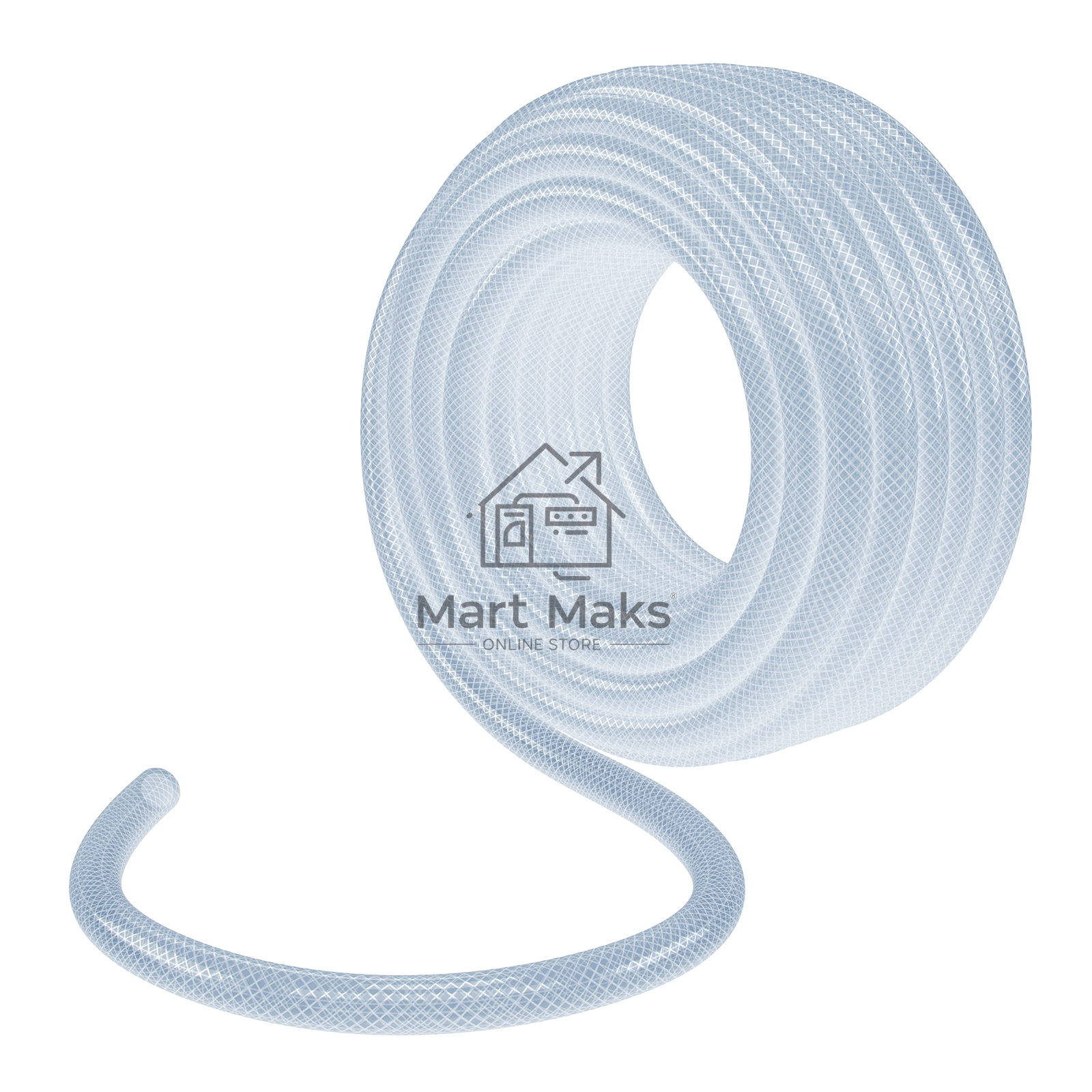 Шланг поливочный прозрачный армированный 3-х слойный, 3/4