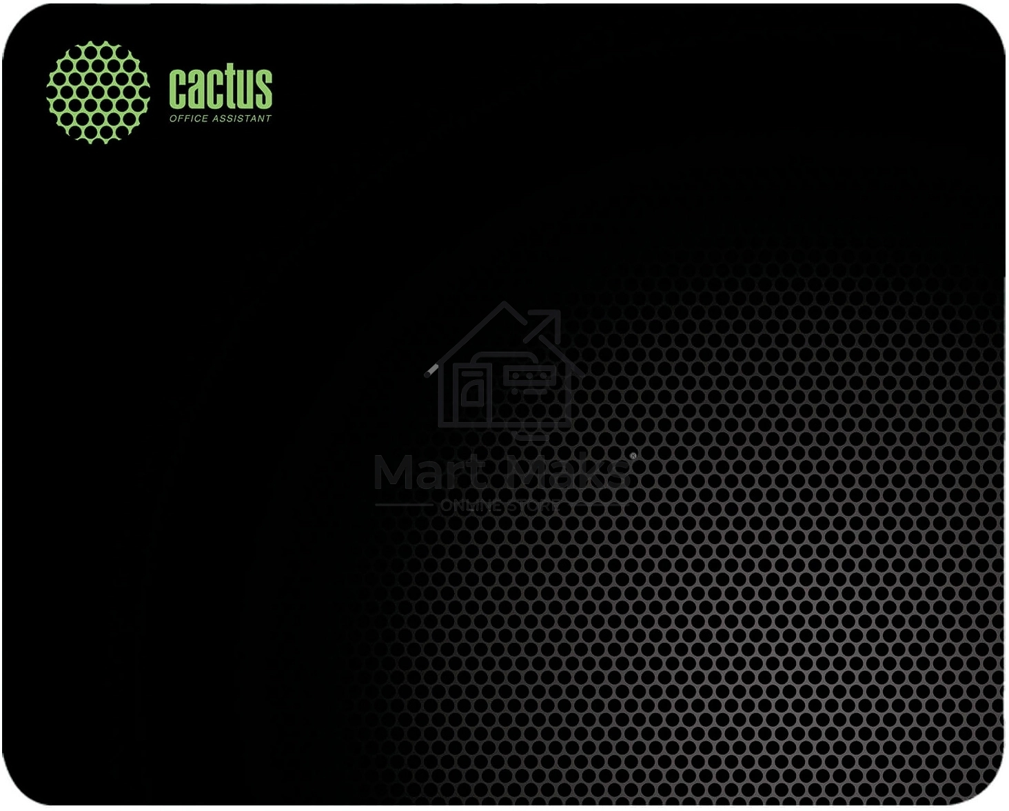 Коврик для мыши Cactus Black Mesh 300x250x3мм (CS-MPC-D02M) черный