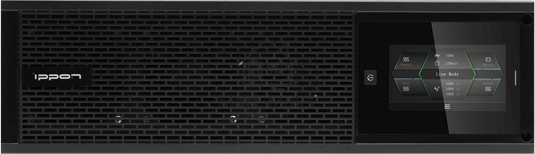 Источник бесперебойного питания Ippon Innova Unity RT 3-3 20K PM 20000Вт 20000ВА черный