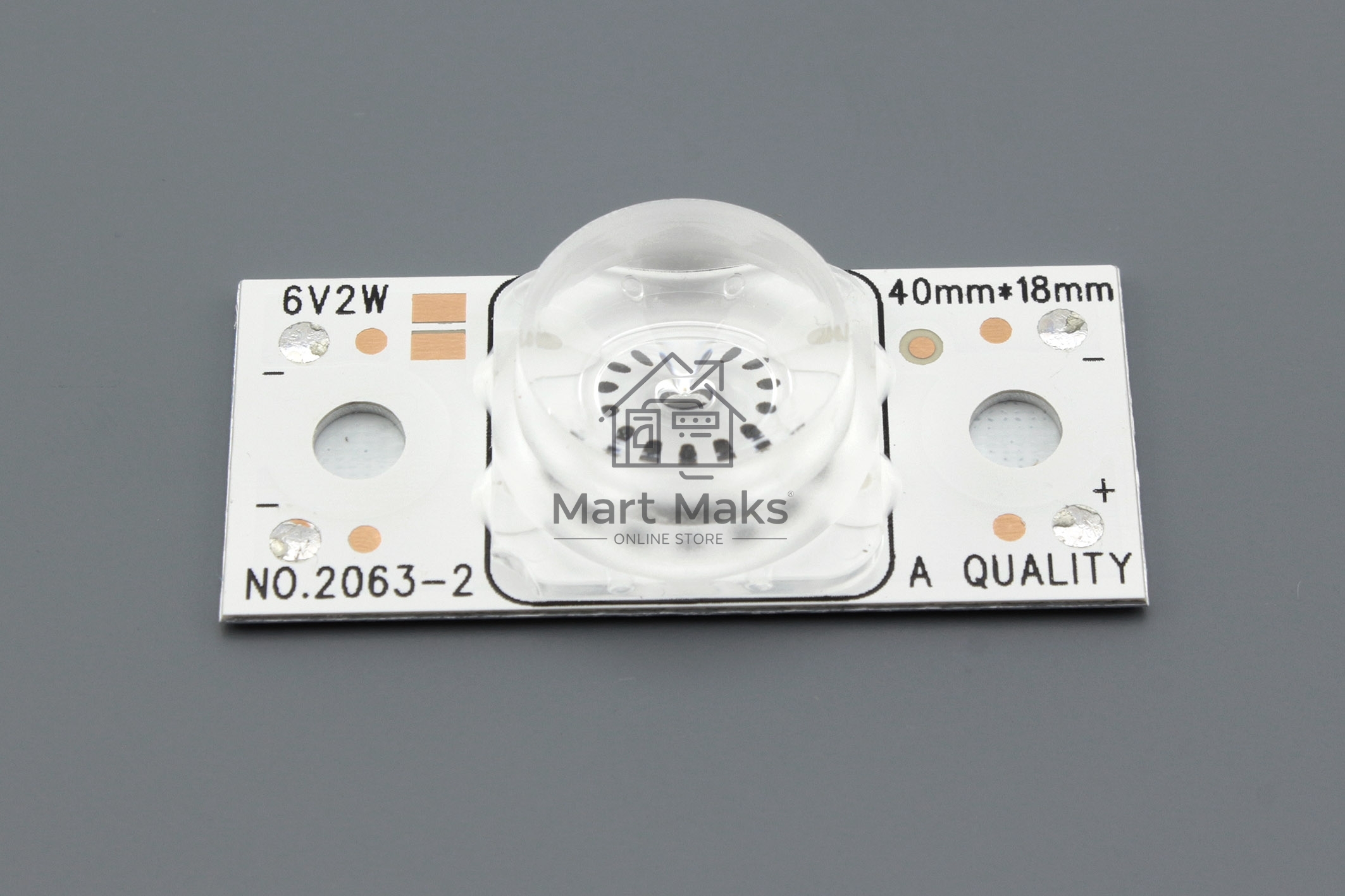 Светодиодная подсветка для телевизоров вогнутая линза 6V 2W