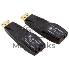 Передатчик и приемник сигнала DisplayPort Kramer Electronics 612R/T 1.2 по волоконно-оптическому кабелю; кабель 2LC, многомодовый ОМ3, до 100 м, поддержка 4К60 4:4:4