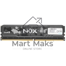 Оперативная память Apacer Nox, DDR5, 16GB (1x16 GB), 5600 MHz, CL40, DIMM, радиатор, серый, черный