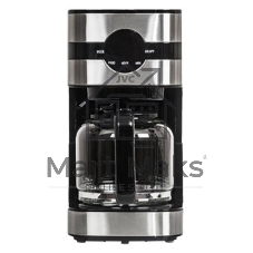 Кофеварка капельная JVC JK-CF28 черный/серебристый, исп. кофе - молотый, 1.5 л, 1000 Вт.