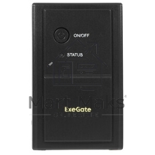 Источник бесперебойного питания ExeGate Power Back BNB-400.LED.AVR.4C13 <400VA/240W, LED, AVR, 4*C13, металлический корпус, Black>