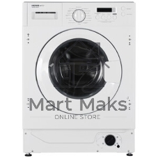 Стиральная машина встраиваемая HOMSair WMB148WH белый, загрузка фронтальная 8 кг, 1400 об/мин, класс A+++
