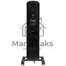 Обогреватель масляный Centek CT-6200 (7 секций) черный, 700/1000/1500Вт, 3 режима, механический термостат