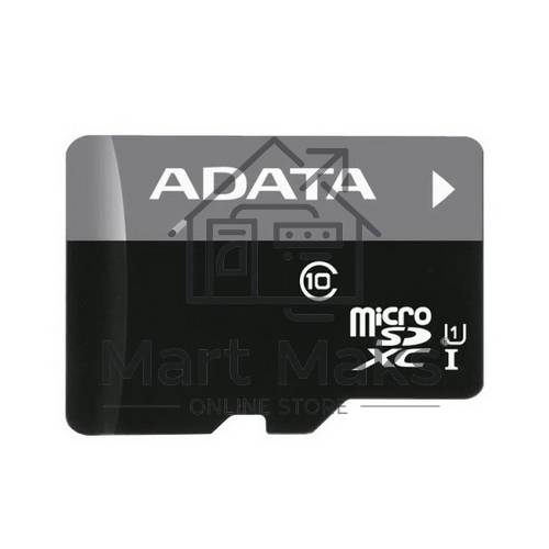 Флеш карта microSDHC 32GB ADATAUHS-1 CL10 (AUSDH32GUICL10-RA1) + SD adaptor