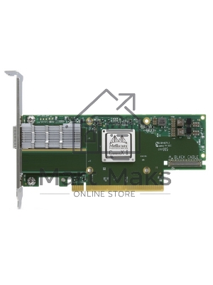 Адаптер Infiniband ConnectX®-6 VPI adapter card, HDR IB (200Gb/s) and 200GbE, single-port QSFP56, PCIe4.0 x16, tall bracket