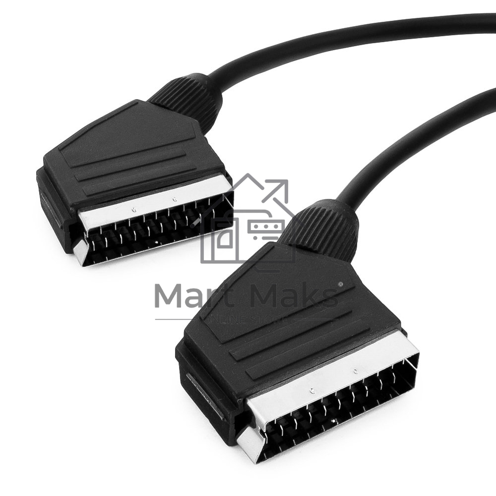 Кабель аудио/видео Gembird CCV-518, SCART / SCART, 21pin, 3м
