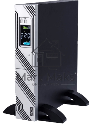 Источник бесперебойного питания Powercom Smart King RT SRT-2000A LCD 1800Вт 2000ВА черный