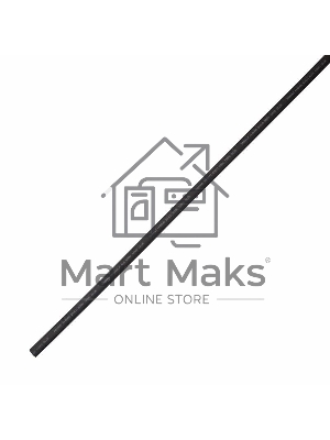 Трубка термоусадочная двустенная клеевая 16/4 (4:1) 1м черный Rexant 23-1606