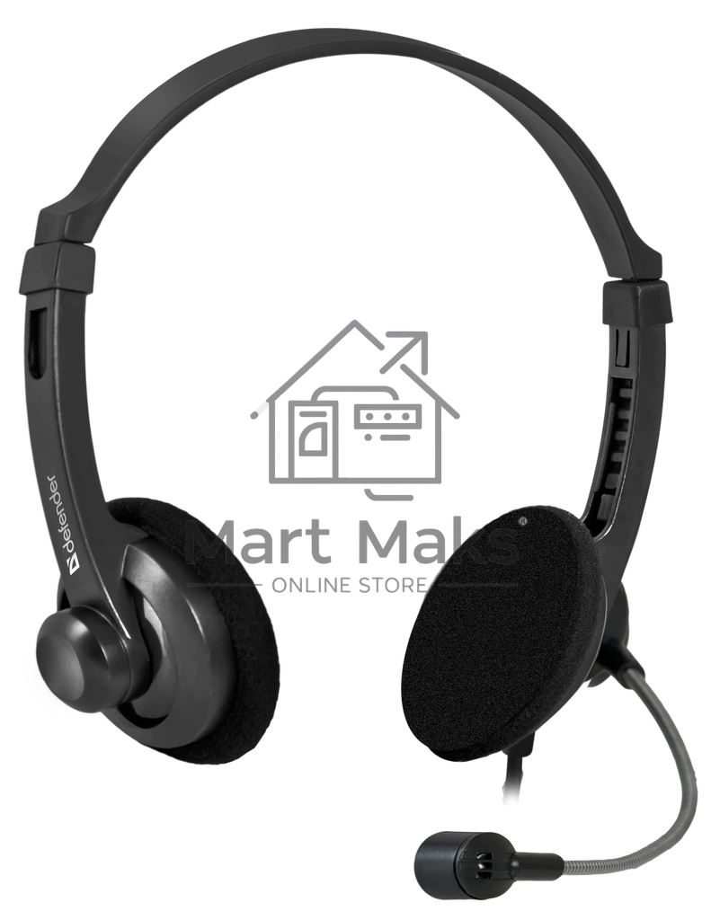 Гарнитура Defender Aura 104 черный (кабель 1.8м)