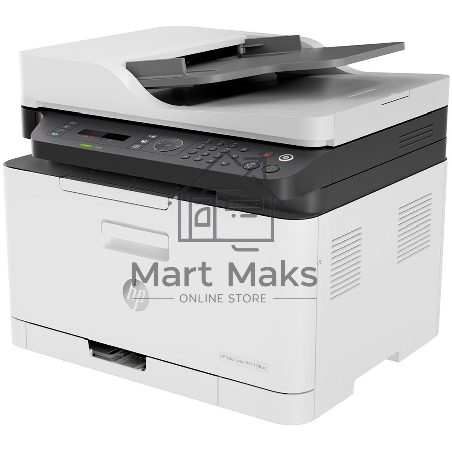 МФУ лазерный HP Color LaserJet 179fnw (4ZB97A), А4, цветной, печ. до 18 стр/мин. (ч/б) до 4 стр/мин. (цвет), скан. до 15 стр/мин. (ч/б) 6 стр/мин. (цвет), 600x600dpi, USB, RJ-45, Wi-Fi, Air Print, Mopria