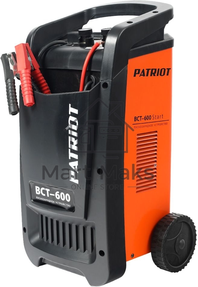 Устройство пуско-зарядное PATRIOT BCT-600 Start220В±15% 3300Вт 12/24В з/п88.0/500А 120-900А/ч 25к