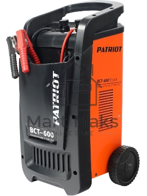 Устройство пуско-зарядное PATRIOT BCT-600 Start220В±15% 3300Вт 12/24В з/п88.0/500А 120-900А/ч 25к