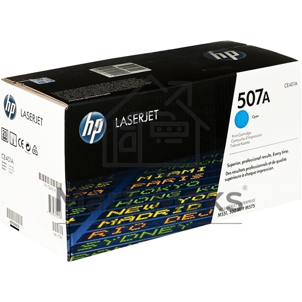 Картридж лазерный HP CE401A голубой для CLJ M551 6000стр.