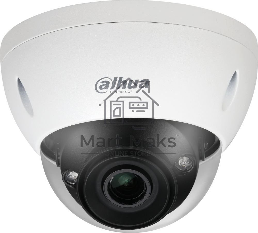 Уличная купольная IP-видеокамера DAHUA с ИИ2Мп; 1/2.8” CMOS; моторизованный объектив 2.7~13.5мм; механический ИК-фильтр; WDR(120дБ); чувствительность 0.0007лк@F1.5; сжатие: H.265+, H.265, H.264+, H.2