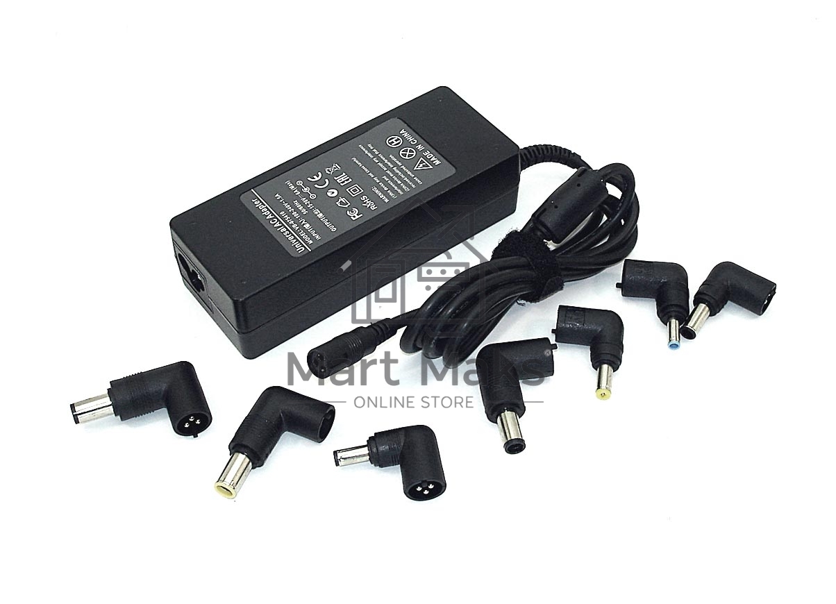 Универсальный блок питания (сетевой адаптер) VBparts VB-075410 для ноутбуков Trust Primo 15-20V 6A (Max) 90W с 7 насадками