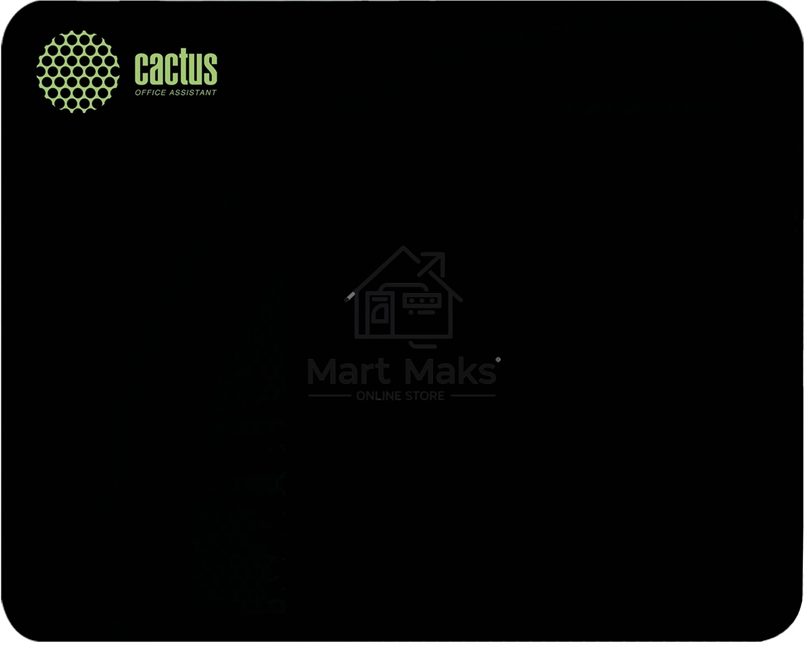 Коврик для мыши Cactus черный 300x250x2мм (CS-MPC-P01M)